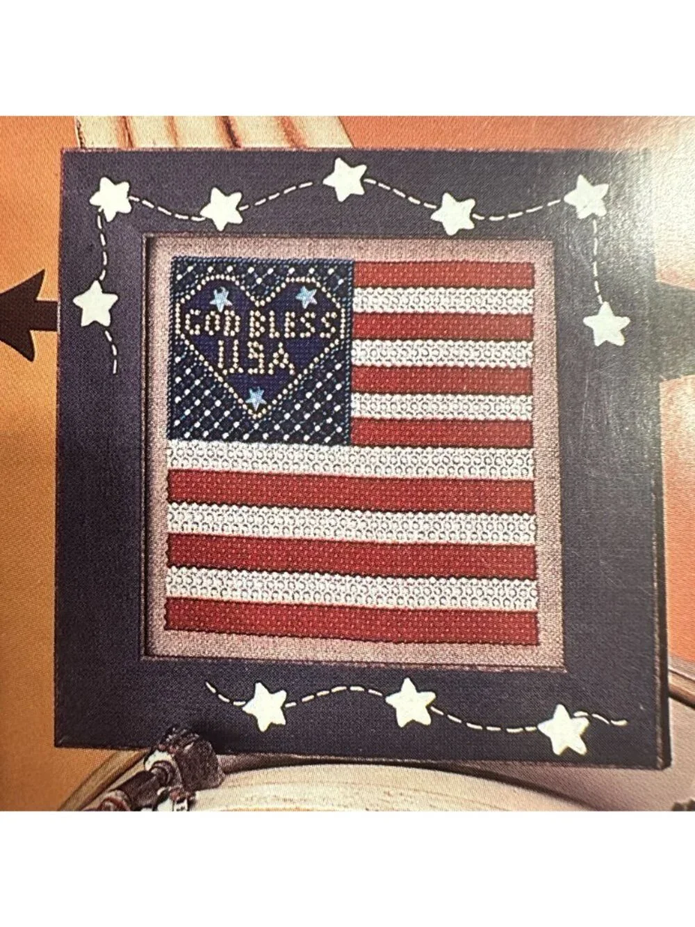 Treasured America Cross-Stitch Pattern Book By Mill Hill